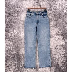 Abercrombie & Fitch Jeans 25 / 0 Short Womens 90s Straight Ultra High Curve